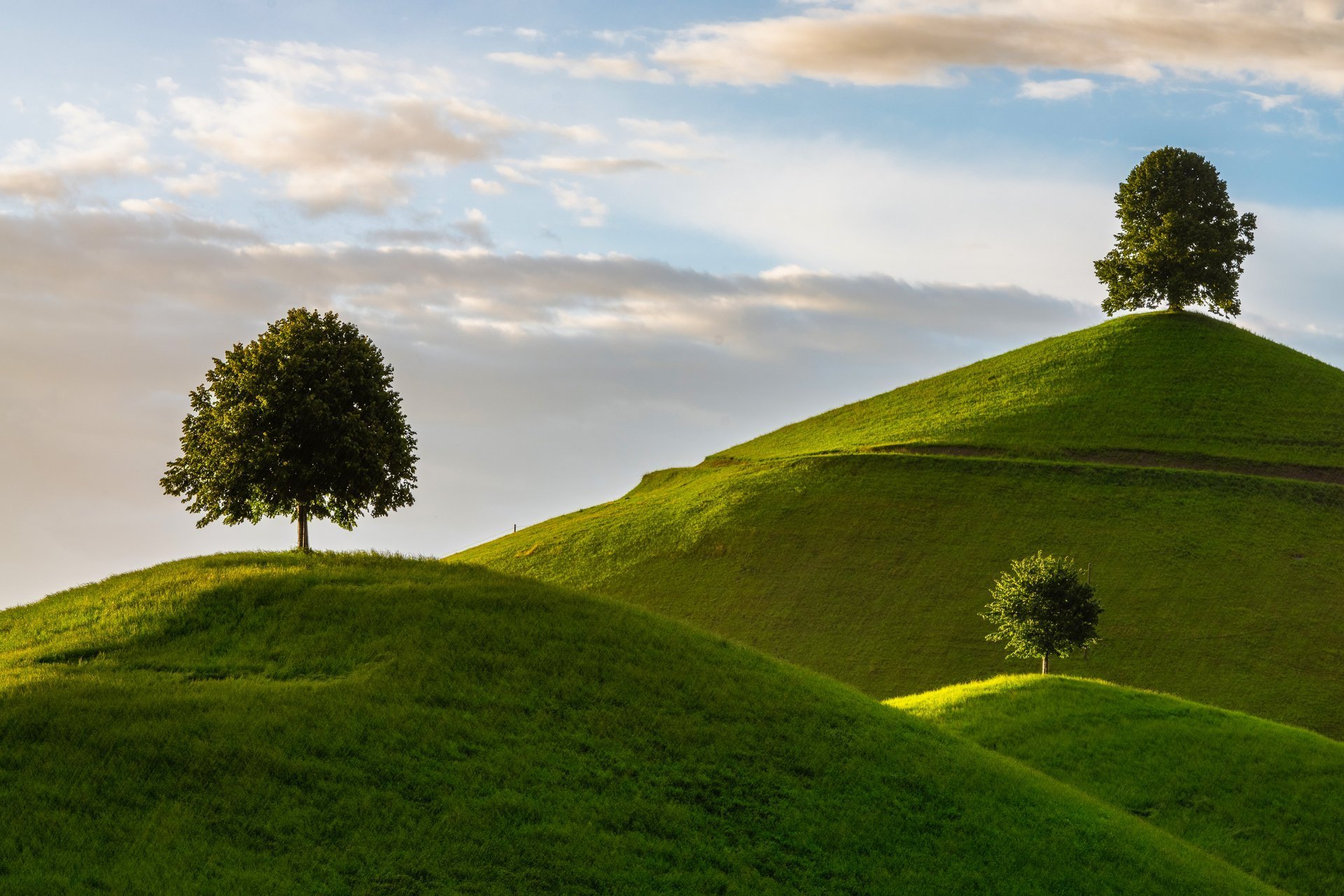Lush green hills and scenic landscape of Berkshire County Massachusetts